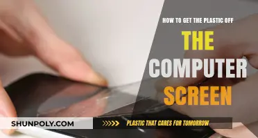 Easy Steps to Safely Remove Plastic from Your Computer Screen