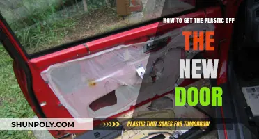 Easy Steps to Remove Protective Plastic from Your New Door