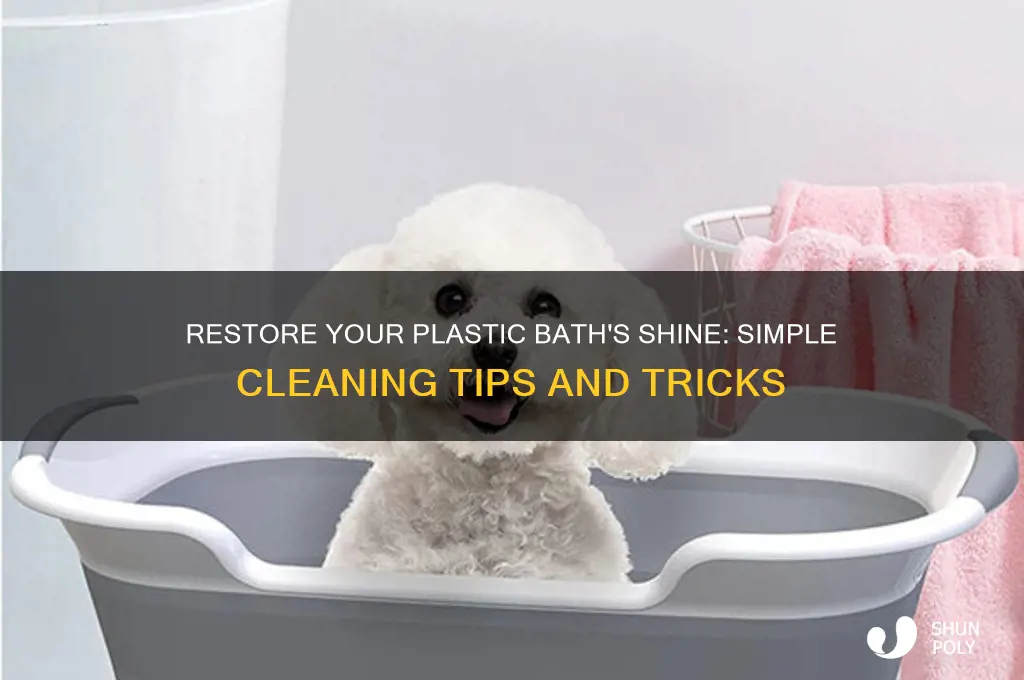 how to get the shine back on a plastic bath