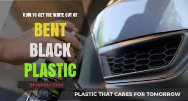 Removing White Marks from Bent Black Plastic: Simple Restoration Tips