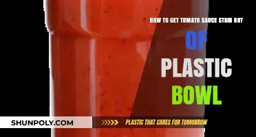 Effective Tips to Remove Tomato Sauce Stains from Plastic Bowls