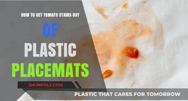 Effective Tips to Remove Tomato Stains from Plastic Placemats Easily