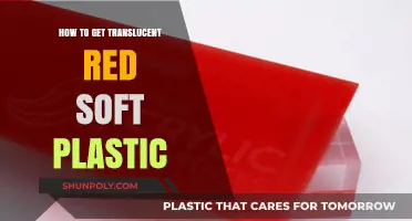 Achieving Translucent Red Soft Plastic: Techniques and Tips for Crafters