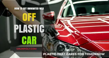 Effective Ways to Remove Unwanted Wax from Plastic Car Surfaces