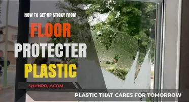 Effective Ways to Remove Sticky Residue from Floor Protector Plastic