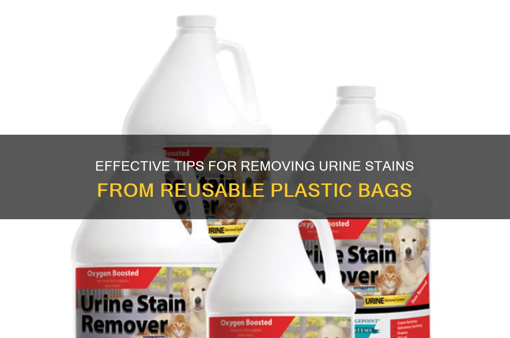 how to get urine out of reusable plastic bags