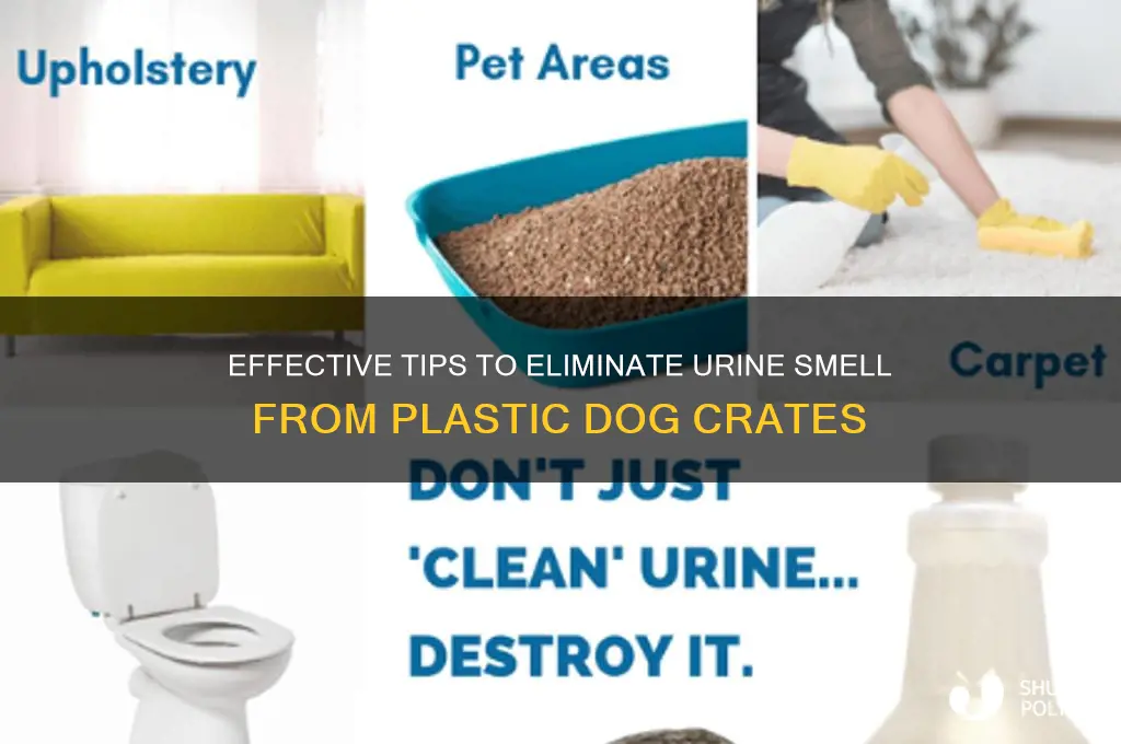 how to get urine smell out of plastic dog crate