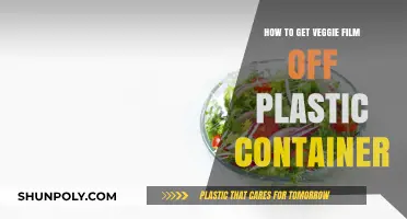 Clean Veggie Film Off Plastic Containers: Quick Tips