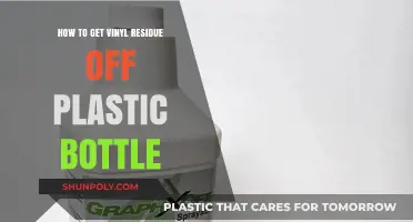 Effective Ways to Remove Vinyl Residue from Plastic Bottles Easily