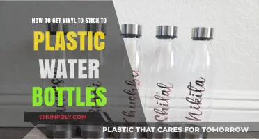 Easy Vinyl Adhesion: Tips for Decorating Plastic Water Bottles