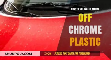 Effective Methods to Remove Water Marks from Chrome Plastic Surfaces
