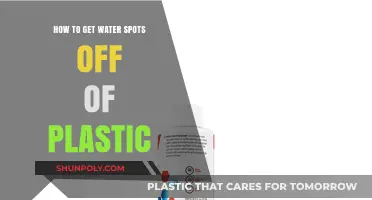 Effective Ways to Remove Water Spots from Plastic Surfaces