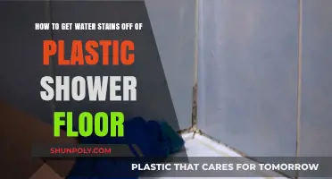 Effective Tips to Remove Water Stains from Plastic Shower Floors