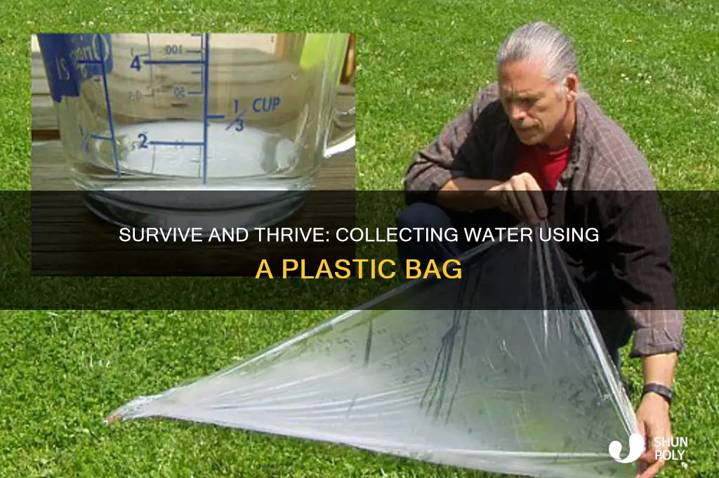 how to get water with a plastic bag
