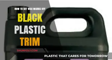Effective Methods to Remove Wax Marks from Black Plastic Trim