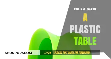 Effective Methods to Remove Wax from Plastic Tables Easily