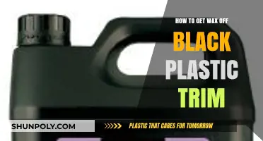 Effective Methods to Remove Wax from Black Plastic Trim Easily