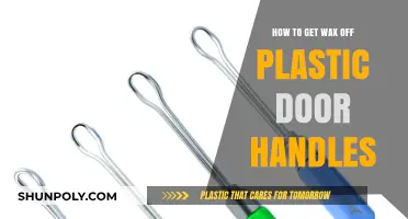 Easy Steps to Remove Wax from Plastic Door Handles