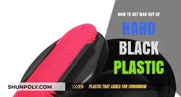 Effective Methods to Remove Wax from Hard Black Plastic Surfaces