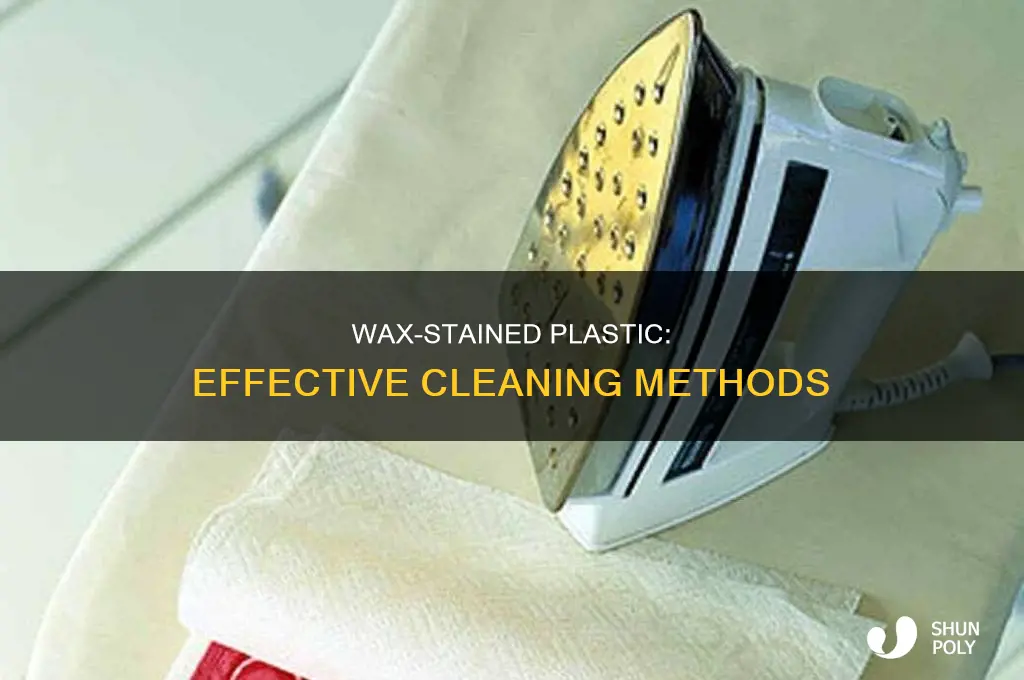how to get wax out of plastic container