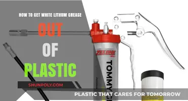 Effective Methods to Remove White Lithium Grease from Plastic Surfaces
