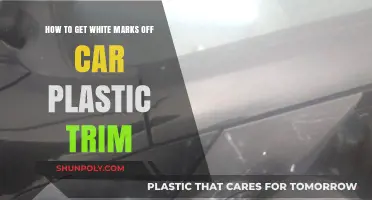 Effective Methods to Remove White Marks from Car Plastic Trim