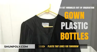 Smooth Graduation Gown: Removing Wrinkles from Plastic Bottle Fabric