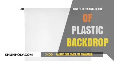 Effective Methods to Smooth Wrinkles from Your Plastic Backdrop Easily