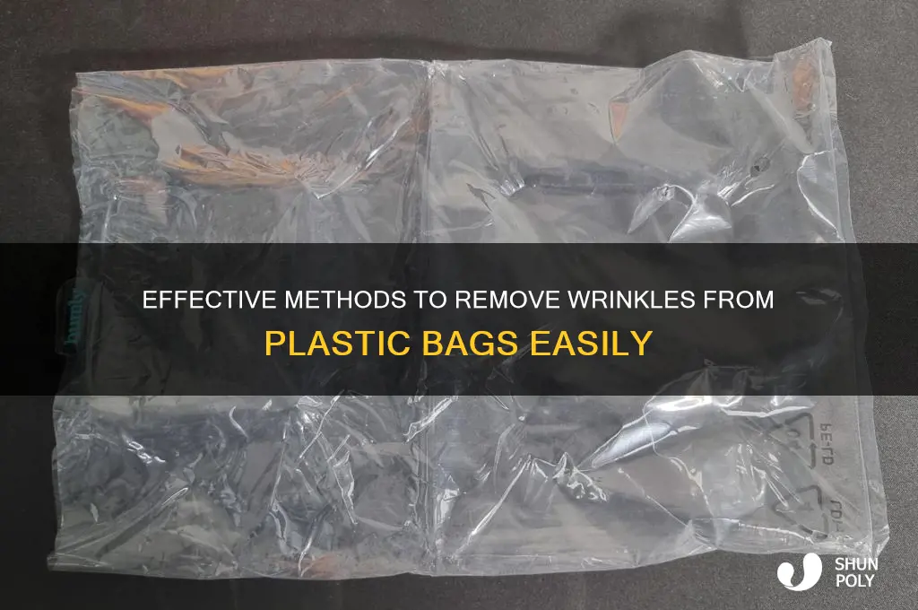 how to get wrinkles out of plastic bag