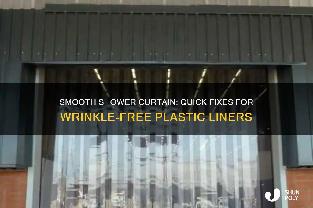 how to get wrinkles out of plastic shower curtain