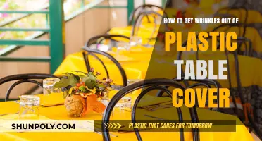 Smooth and Renew: Effective Tips to Remove Wrinkles from Plastic Table Covers