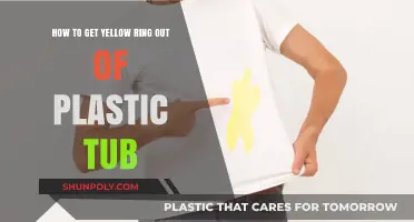 Effective Ways to Remove Yellow Stains from Plastic Tubs Easily