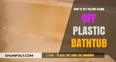 Effective Ways to Remove Yellow Stains from Your Plastic Bathtub