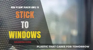 Adhesive Hacks: Getting Plastic Vinyl to Stick to Windows