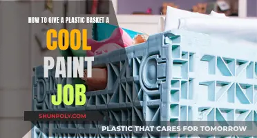 Transforming a Plastic Basket: Cool Paint Job Ideas