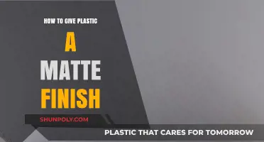 Matte Magic: Transforming Plastics with a Simple Finish
