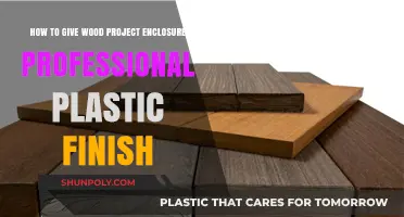 Achieving a Professional Plastic Finish on Your Wood Projects