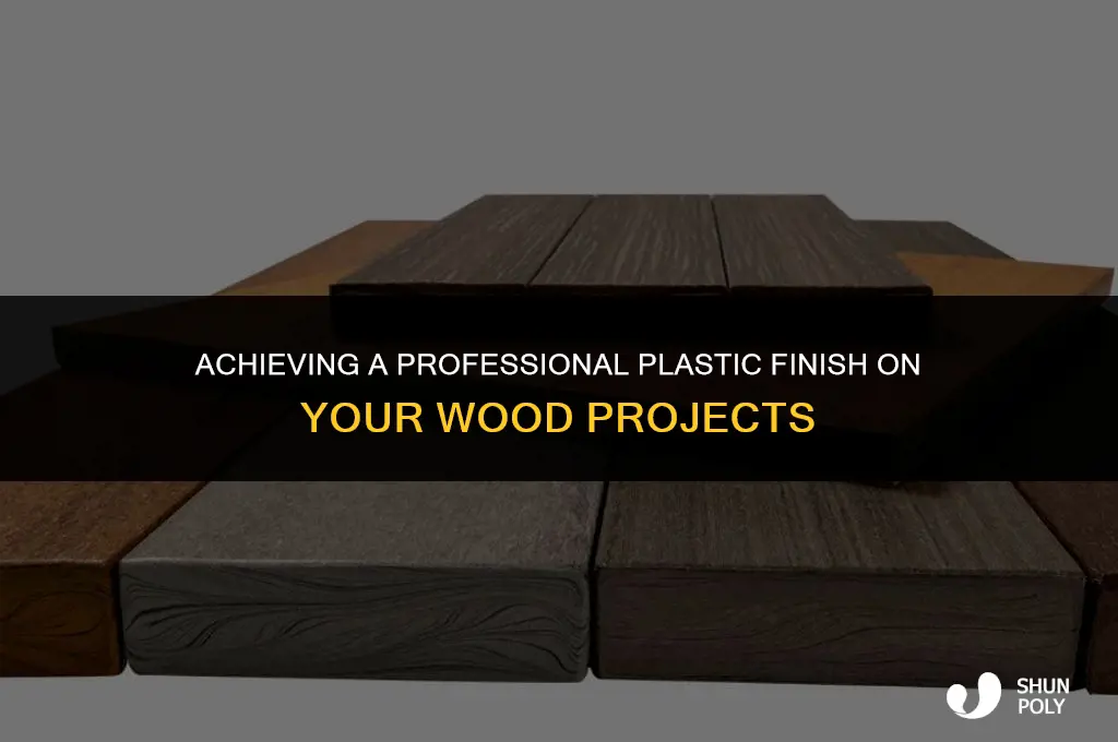 how to give wood project enclosure professional plastic finish