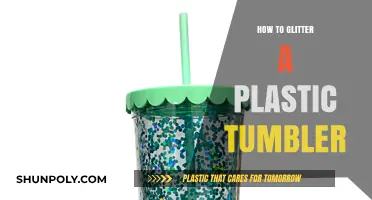 Glittering Plastic Tumblers: A Step-by-Step Guide