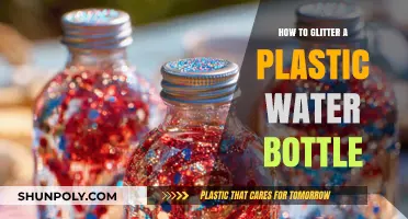DIY Sparkling Upcycle: Glittering Your Plastic Water Bottle Step-by-Step