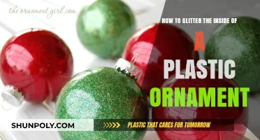 Sparkle Up Your Holidays: Glittering Plastic Ornaments Made Easy