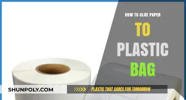 Easy DIY Guide: Gluing Paper to Plastic Bags for Creative Projects