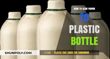 Easy DIY Guide: Gluing Paper to Plastic Bottles for Creative Crafts