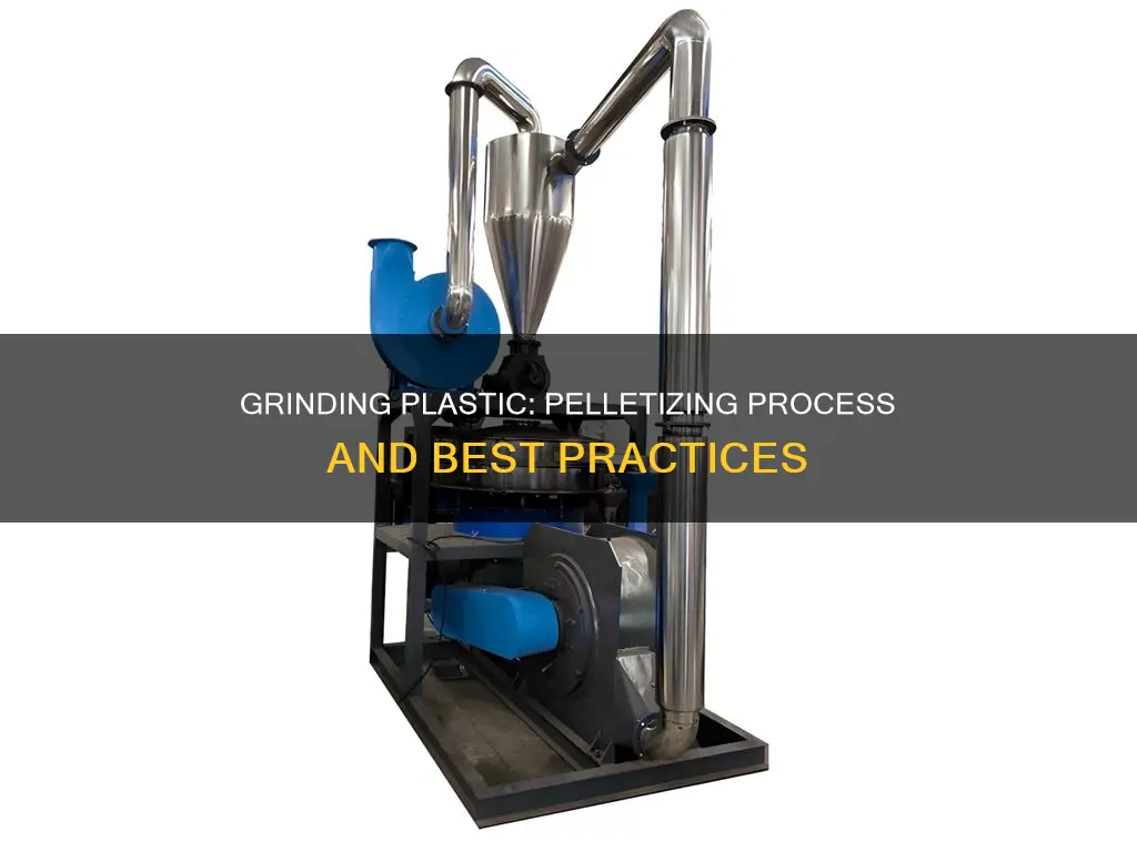 how to grind plastic into pellets