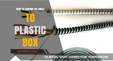 Safely Grounding BX Cable to a Plastic Junction Box
