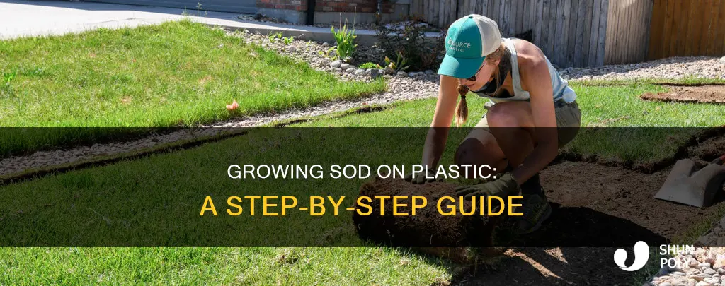 how to grow sod on plastic