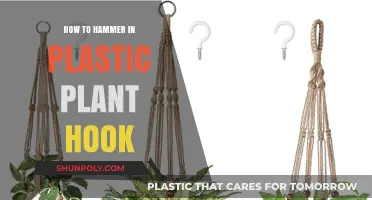 Hammering Plastic Plant Hooks: A Step-by-Step Guide