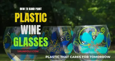 Hand-Painted Plastic Wine Glasses: A Creative DIY Guide