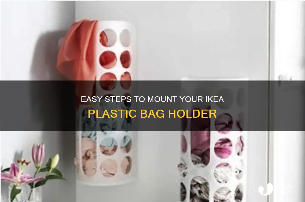 how to hang ikea plastic bag holder