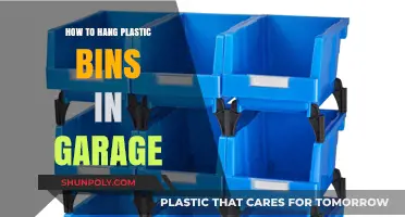 Hanging Plastic Bins: Easy Garage Storage Solution